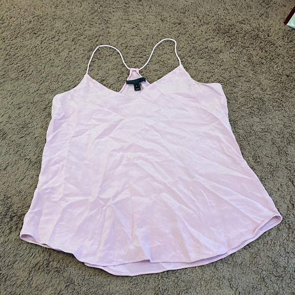 J. Crew Tops - J. Crew Carrie Cami 100% Silk Racerback Pink Lavender Tank Top Blouse 8